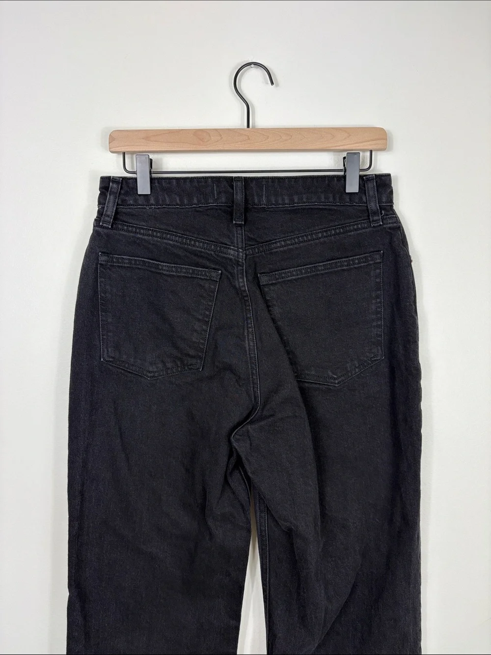 Abercrombie 90s Relaxed Jeans Curve Love Women’s Size 28 6 Black Denim High Rise